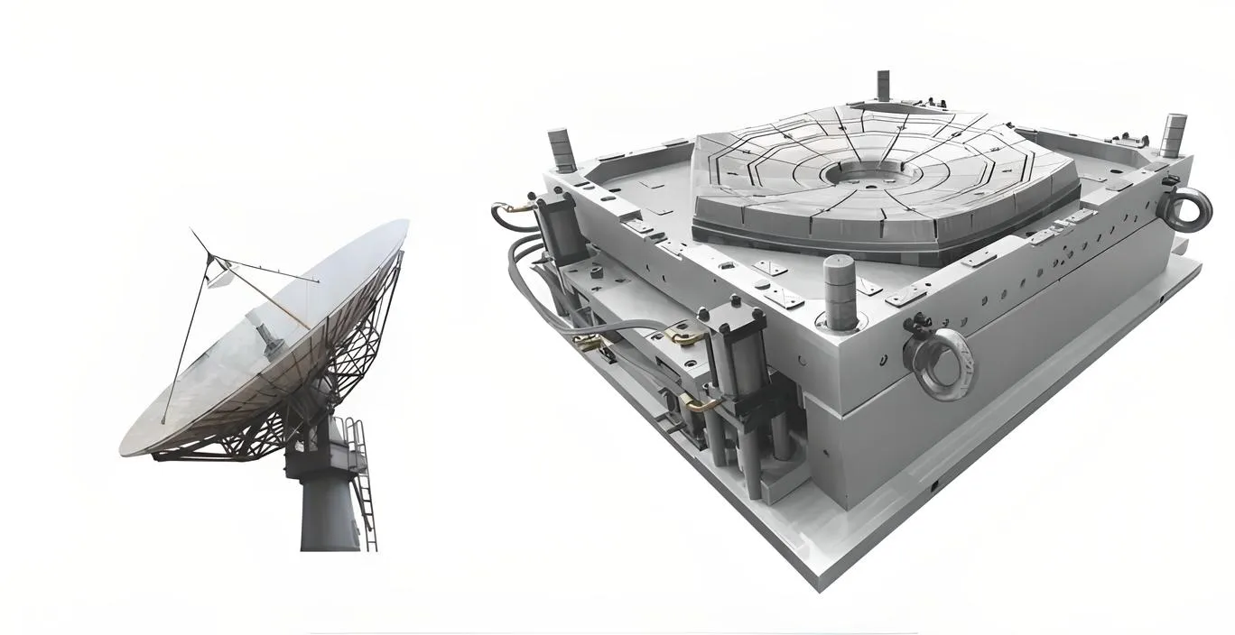 SMC Molding for FRP Antenna Molds: The Lightweight High-Frequency Solution for Satellite Communication